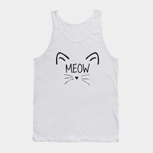 Meow Cat Tank Top